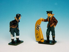 Two Pilots with ME109 Tail