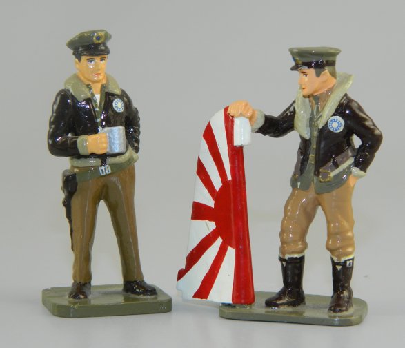 Two Flying Tigers with Zero Tail