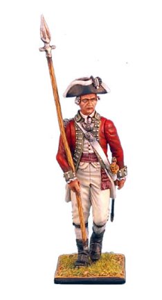 British 5th Foot Officer with Spontoon