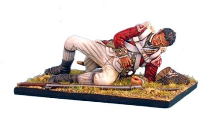 British 5th Foot Grenadier Laying Wounded