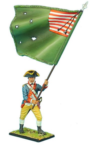 Haslets 1st Delaware Standard Bearer