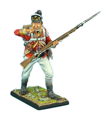 British 38th Regt Light Company Standing Biting Cartridge