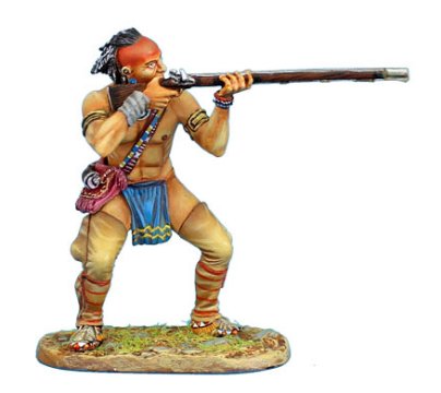 Woodland Indian Standing Firing Musket