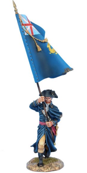 US 8th Continental Regiment Standard Bearer