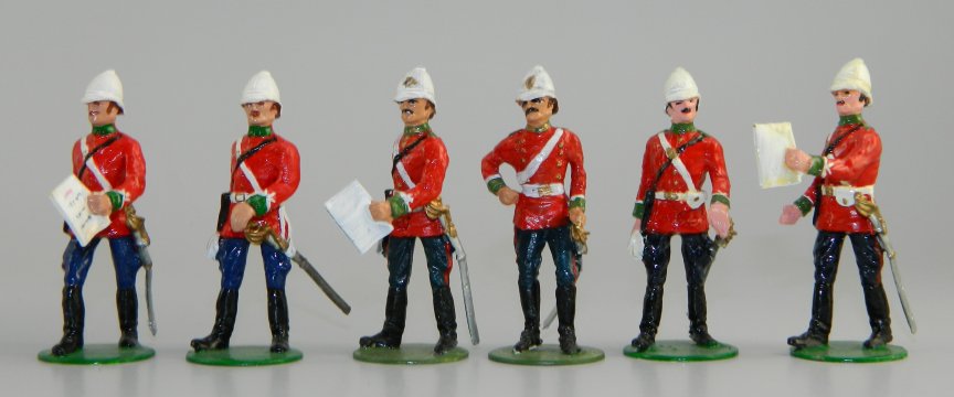 British Redcoats Officers & Soldiers