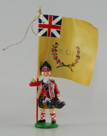Garibaldi Toy Soldiers 42nd Regiment Regimental Color