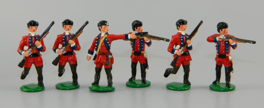 Garibaldi Toy Soldiers Howe’s Light Infantry w/Officer