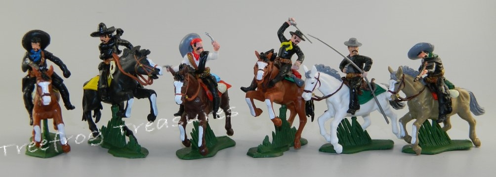 Mounted Mexican Cowboys