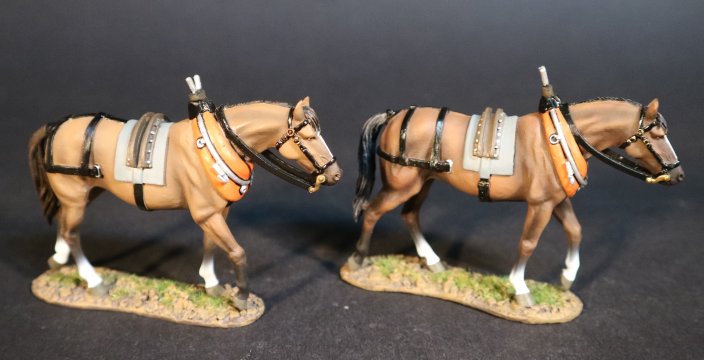 Two Horses for Carts or Wagons