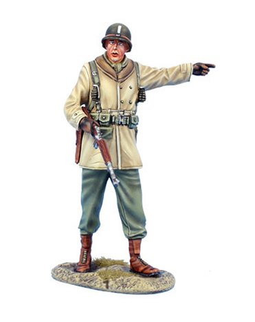 US Winter Infantry Officer with M1A1 Carbine