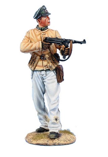 German Heer Infantry Officer with MP40