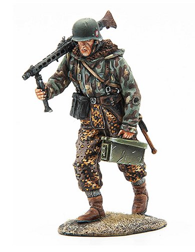 German Waffen SS Machine Gunner with MG42