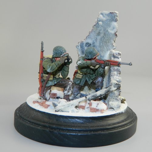 Winter GI's in Action with Base, Wall & Groundwork