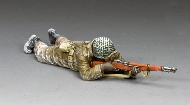 Lying Prone Rifleman