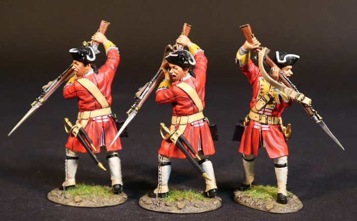 Dejean's Regiment of Foot, Three Line Infantry Defending