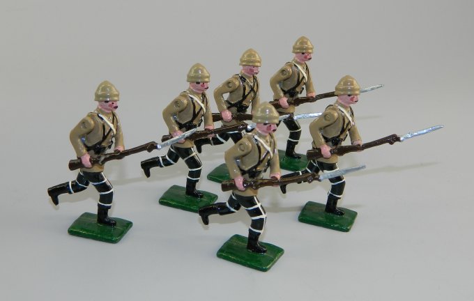 British Highland Light Infantry Advancing