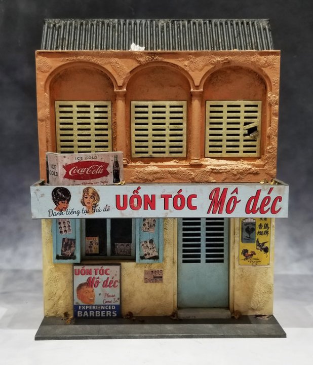Vietnam Barber Shop Façade