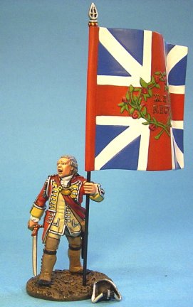 44th Regiment of Foot, Officer with Kings’ Colours