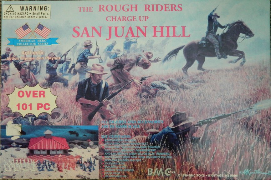 Rough Riders Charging up San Juan Hill Playset