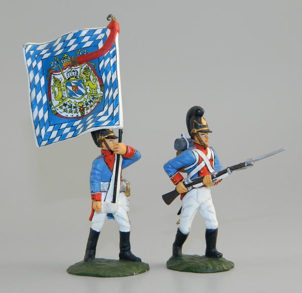 Officer Regimental Colour & NCO, Bavarian Army