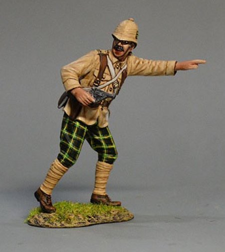 Highland Light Infantry Officer Pointing