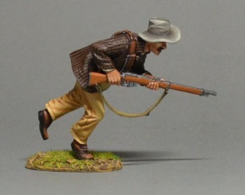 Boer Commando Running with Gun