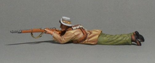 Boer Commando Lying Prone Shooting