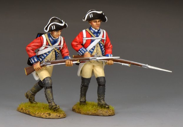Redcoats Advancing Forward Set #2