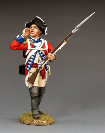 Shouting Redcoat Officer