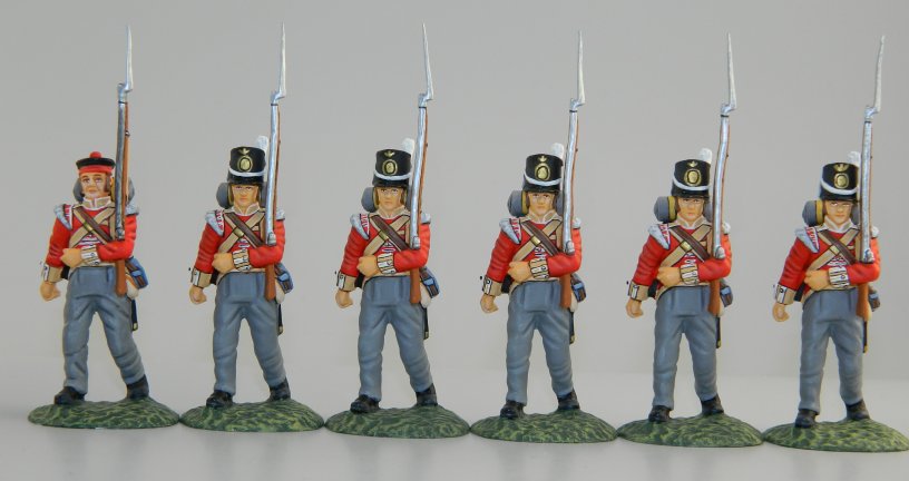 British 3rd Regt. Of Foot (The Buffs), Six Marching