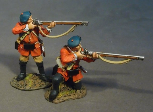Two Skirmishing, Light Infantry Company - Battle of Bushy Run