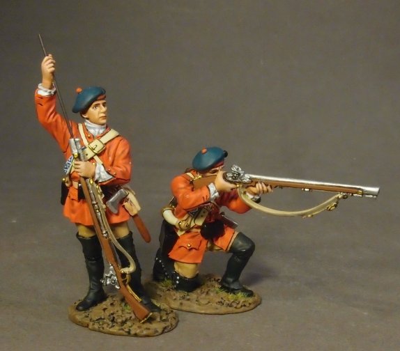 Two Skirmishing, Light Infantry Company - Battle of Bushy Run