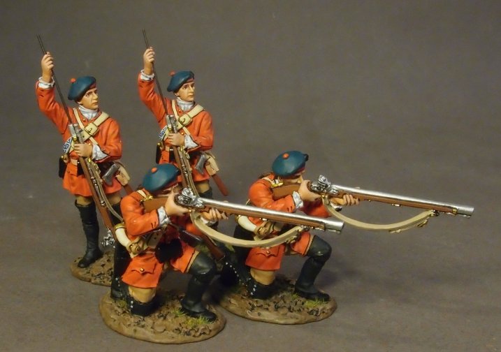 Four Skirmishing, Light Infantry Company - Battle of Bushy Run