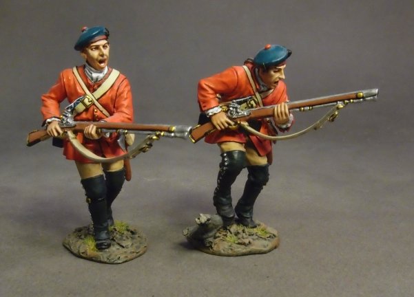 Two Charging, Light Infantry Company - Battle of Bushy Run