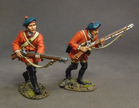 Two Charging, Light Infantry Company - Battle of Bushy Run