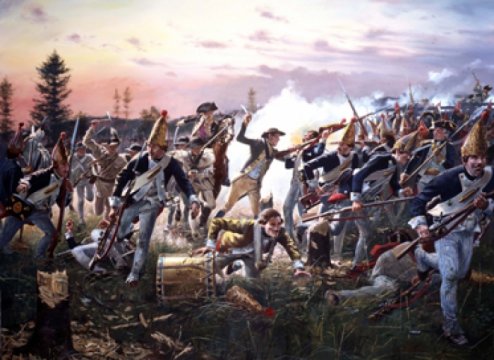 Breymann's Redoubt, Battle of Saratoga, 1777 - Canvas Giclee