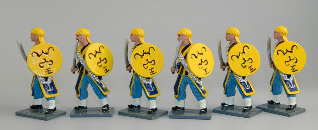 Boxer Tiger Men w/Swords & Chains