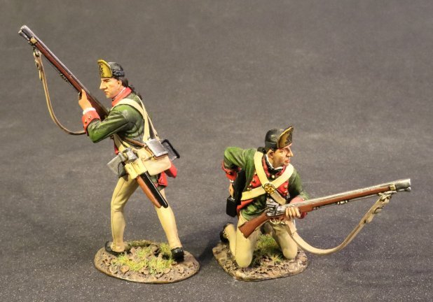 Two Rangers Skirmishing, Butler's Rangers "The Destructives"