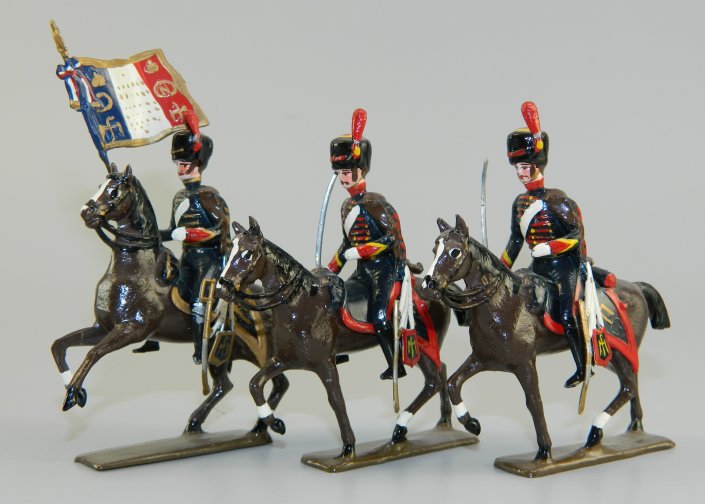 Mounted French Napoleonic Soldiers