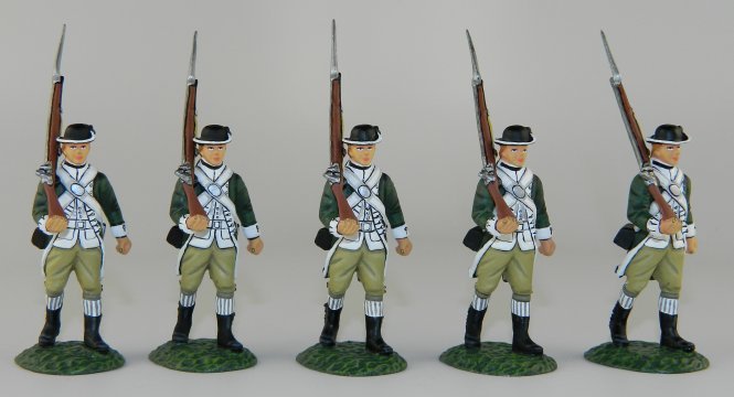 1775 Continental Marines Marching