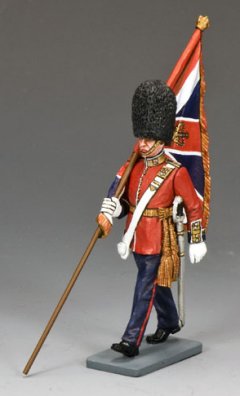 Marching Officer w/King’s Colour