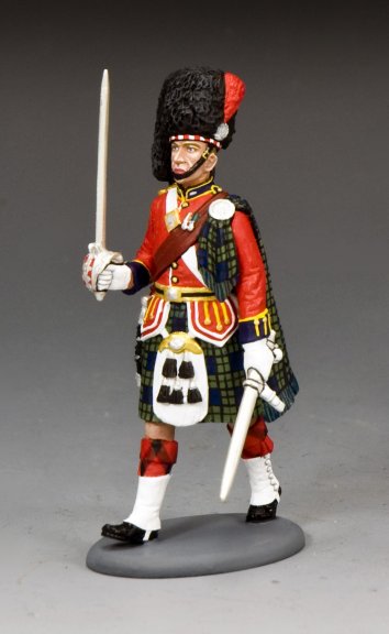 Black Watch Officer Marching