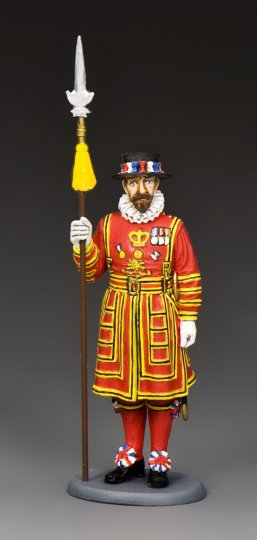 Yeoman of The Guard w Partisan (Standing at Attention)