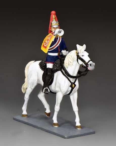 Mounted Blues And Royals Trumpeter