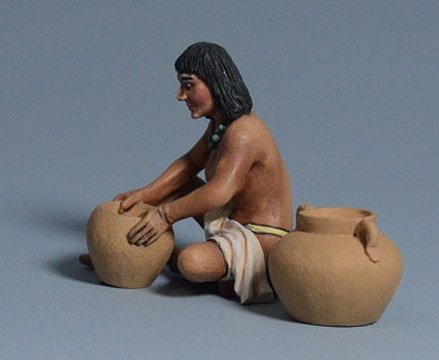 Taimo Woman Making Pottery