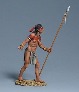 Taino Warrior Signalling to Wait