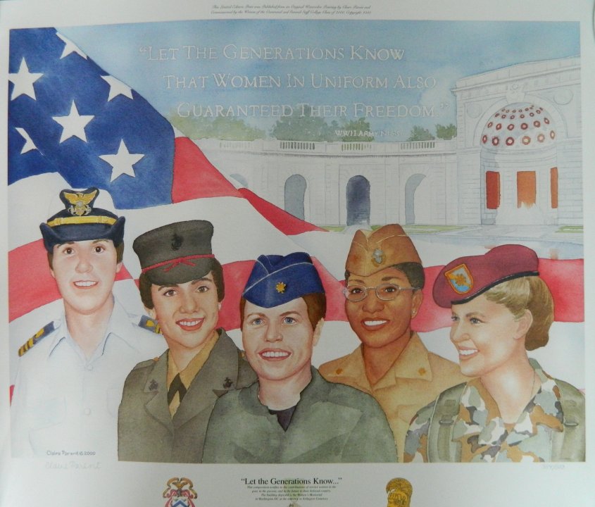 "Let The Generations Know That Women in Uniform Also Guaranteed Their Freedom"
