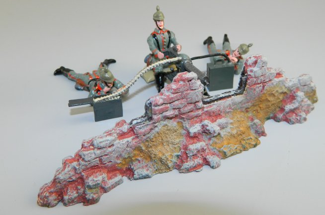 German 1914 MG Team w/Wall
