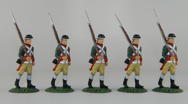 1778 Continental Marines Marching