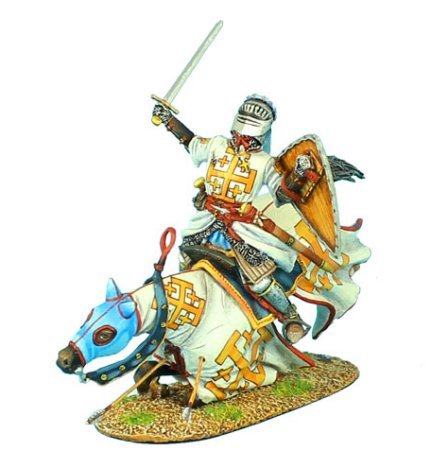 Mounted Kingdom of Jerusalem Knight Falling